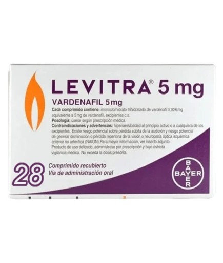 Levitra 5 mg 28 Tablet