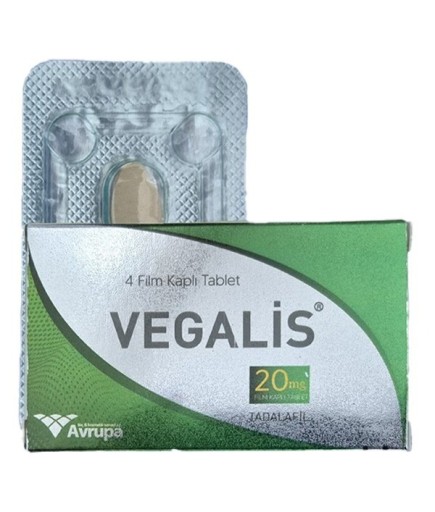 Vegalis 20 mg 4 Tablet